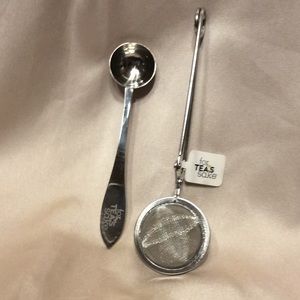 For TEA’S SAKE Infuser and Spoon Set